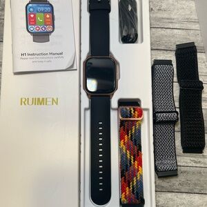 Ruimen Smartwatch with Interchangeable Bands